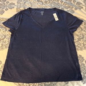 J Crew linen tshirt